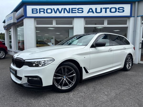 BMW 5-Series Estate, Diesel, 2017, White