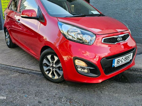 Kia Picanto Hatchback, Petrol, 2016, Red
