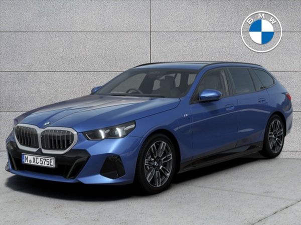 BMW 5-Series Touring, Petrol Hybrid, 2025, Blue