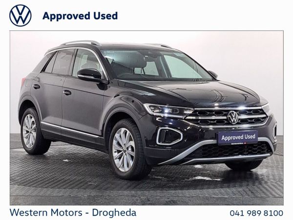 Volkswagen T-Roc SUV, Petrol, 2022, Black