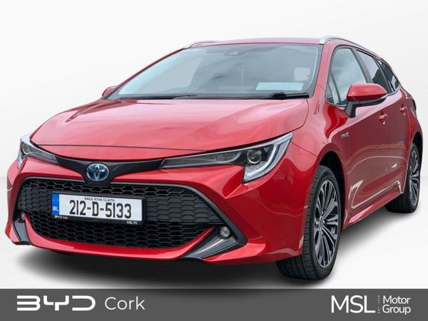 Toyota Corolla Estate, Petrol Hybrid, 2021, Red