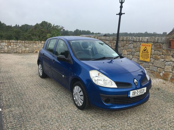 Renault Clio Hatchback, Ethanol Petrol, 2008, Blue