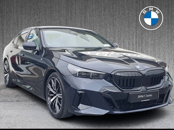 BMW 5-Series Saloon, Electric, 2025, Black