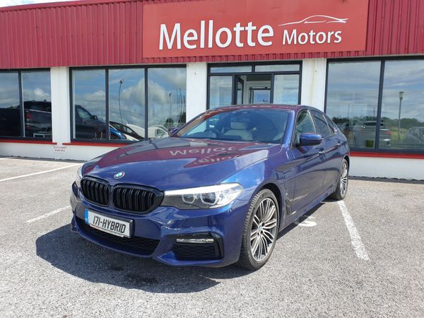 BMW 5-Series Saloon, Petrol Plug-in Hybrid, 2017, Blue