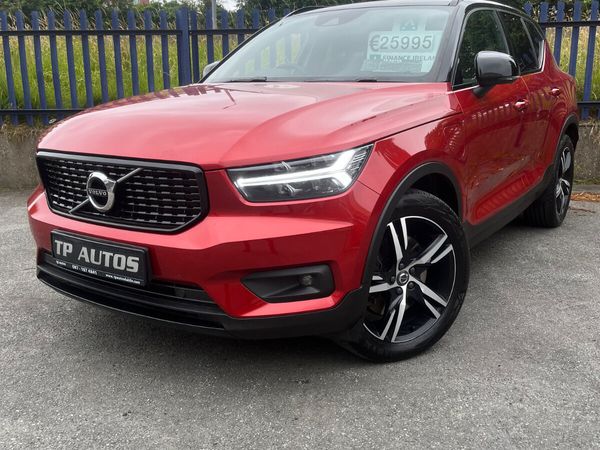 Volvo XC40 SUV, Petrol Plug-in Hybrid, 2020, Red