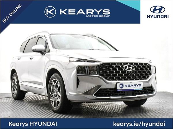 Hyundai Santa Fe SUV, Petrol Plug-in Hybrid, 2023, White
