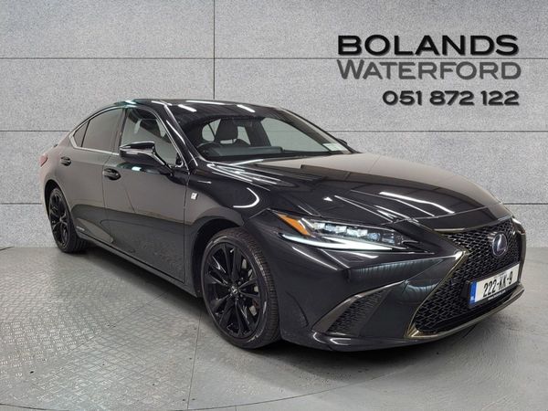 Lexus ES Saloon, Petrol Hybrid, 2022, Black