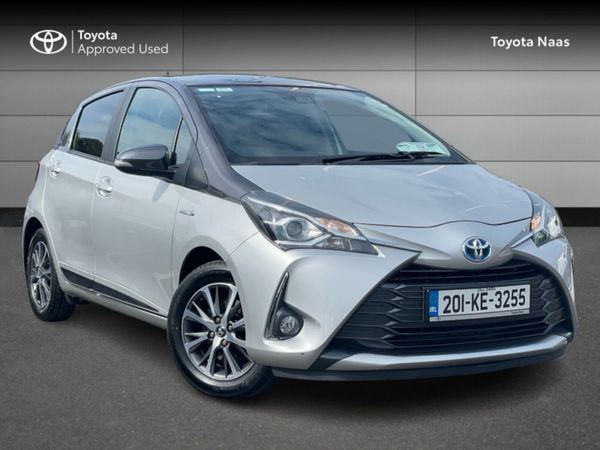 Toyota Yaris Hatchback, Petrol Hybrid, 2020, Silver