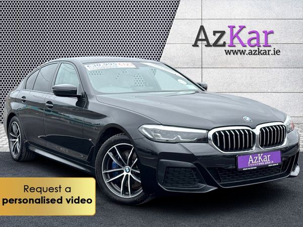 BMW 5-Series Saloon, Petrol Plug-in Hybrid, 2021, Black