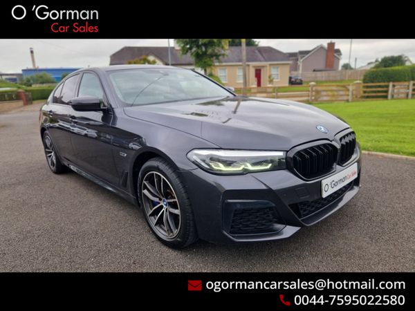 BMW 5-Series Saloon, Petrol Plug-in Hybrid, 2022, Grey