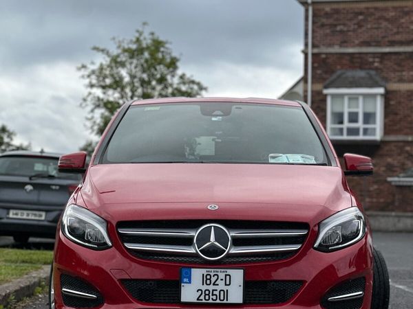 Mercedes-Benz B-Class MPV, Petrol, 2018, Red