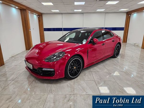 Porsche Panamera Hatchback, Hybrid, 2018, Red