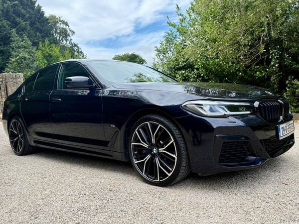 BMW 5-Series Saloon, Hybrid, 2021, Black