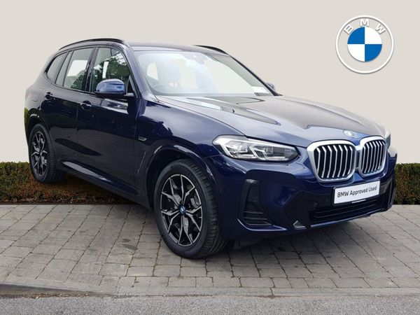 BMW X3 SUV, Petrol Plug-in Hybrid, 2022, Blue