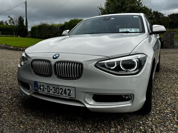 BMW 1-Series Hatchback, Petrol, 2014, White