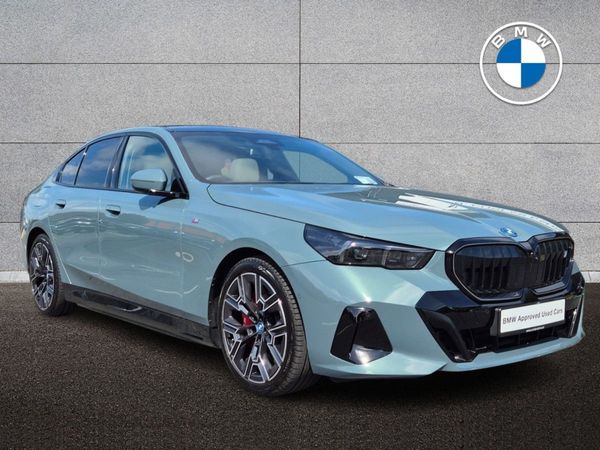 BMW i5 Saloon, Electric, 2025, Green