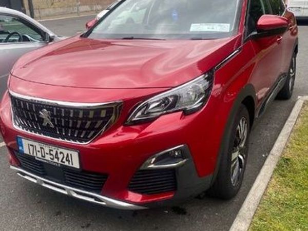 Peugeot 3008 SUV, Petrol, 2017, Red