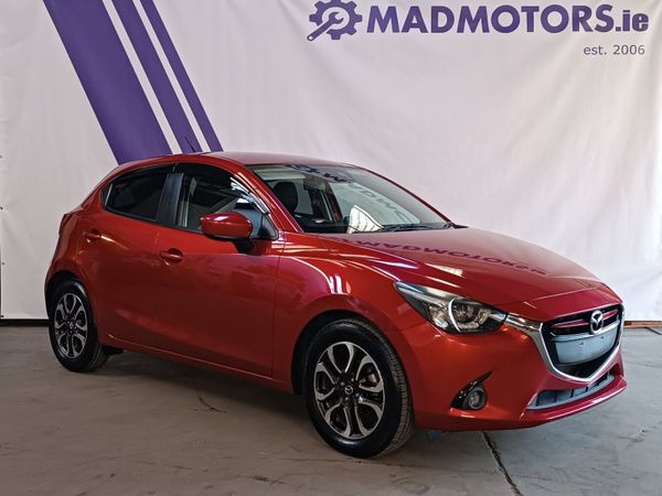 Mazda Demio Hatchback, Diesel, 2016, Red
