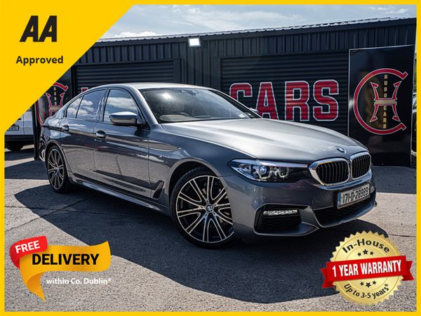 BMW 5-Series Saloon, Diesel, 2017, Grey