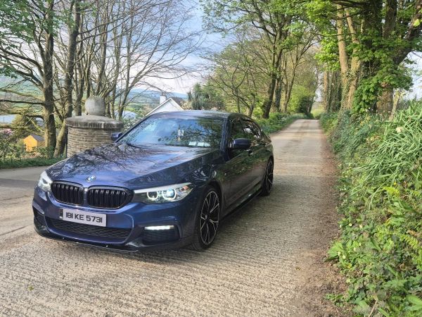 BMW 5-Series Saloon, Diesel, 2018, Blue