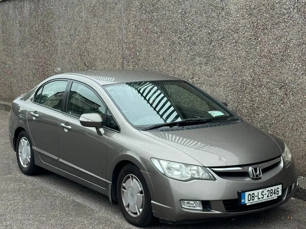 Honda Civic Saloon, Petrol Hybrid, 2008, Grey
