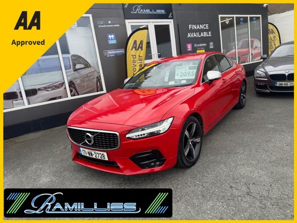 Volvo S90 Saloon, Diesel, 2017, Red