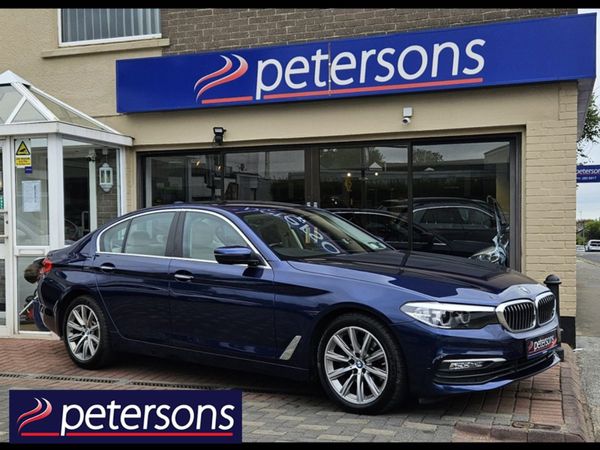 BMW 5-Series Saloon, Diesel, 2018, Blue