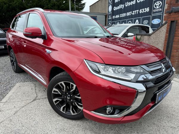Mitsubishi Outlander SUV, Petrol Plug-in Hybrid, 2018, Red