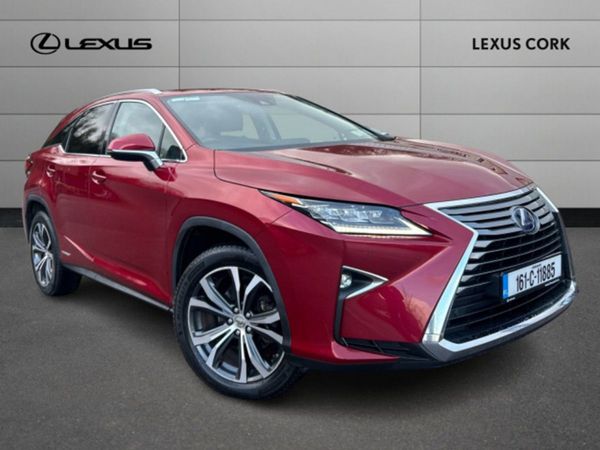 Lexus RX450H Estate, Hybrid, 2016, Red