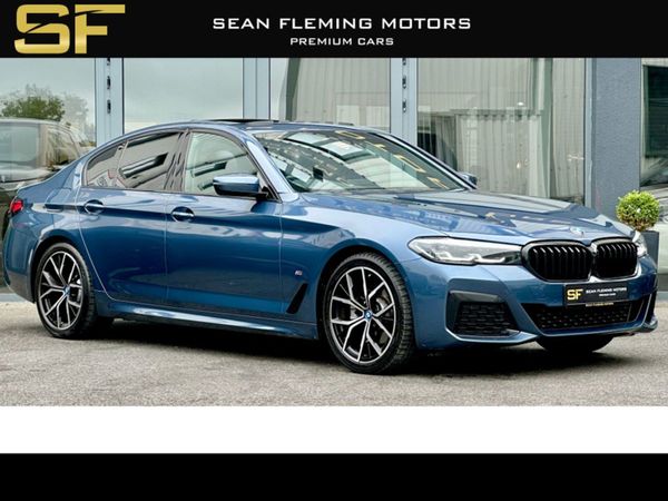 BMW 5-Series Saloon, Diesel Hybrid, 2023, Blue