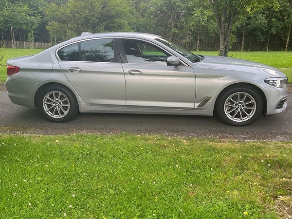 BMW 5-Series Saloon, Diesel, 2018, Silver
