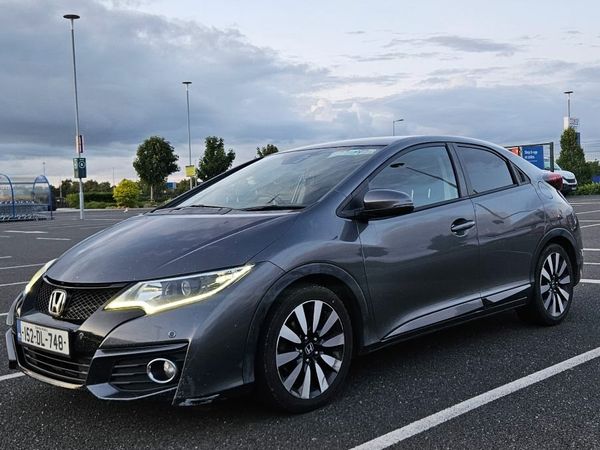 Honda Civic Hatchback, Petrol, 2015, Grey
