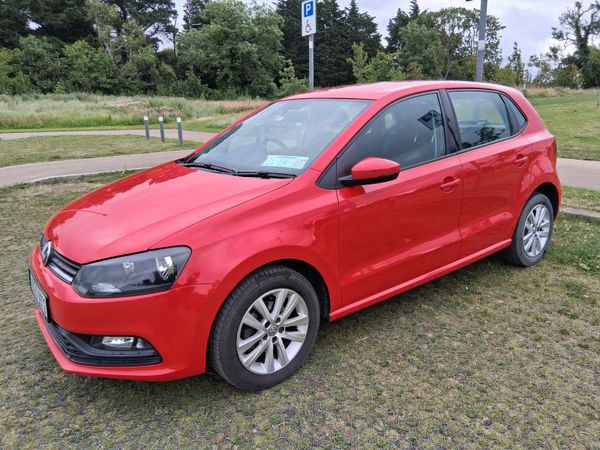 Volkswagen Polo Hatchback, Petrol, 2016, Red