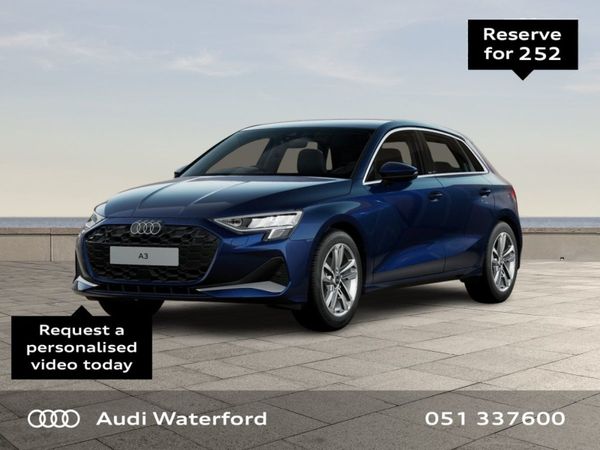 Audi A3 Hatchback, Petrol, 2025, Blue