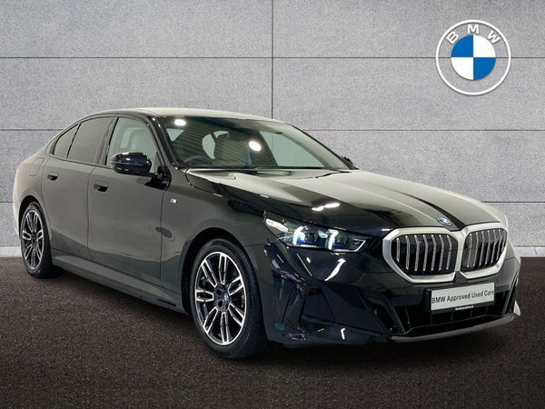 BMW 5-Series Saloon, Petrol Plug-in Hybrid, 2024, Black