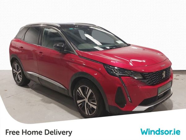 Peugeot 3008 SUV, Petrol Plug-in Hybrid, 2024, Red