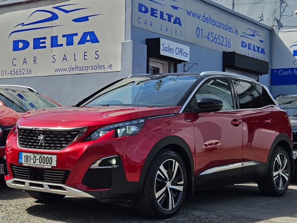 Peugeot 3008 SUV, Diesel, 2018, Red