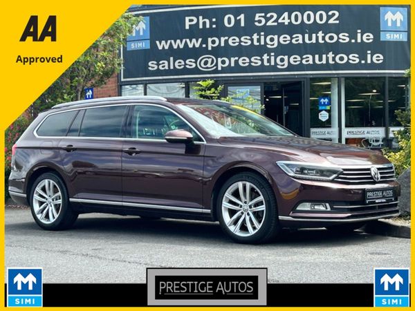 Volkswagen Passat Estate, Petrol, 2016, Burgundy