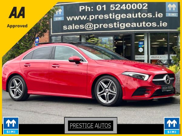 Mercedes-Benz A-Class Saloon, Petrol, 2019, Red