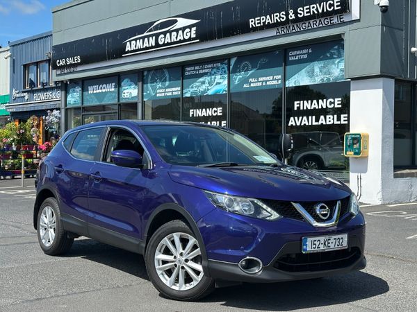 Nissan Qashqai Hatchback, Petrol, 2015, Blue
