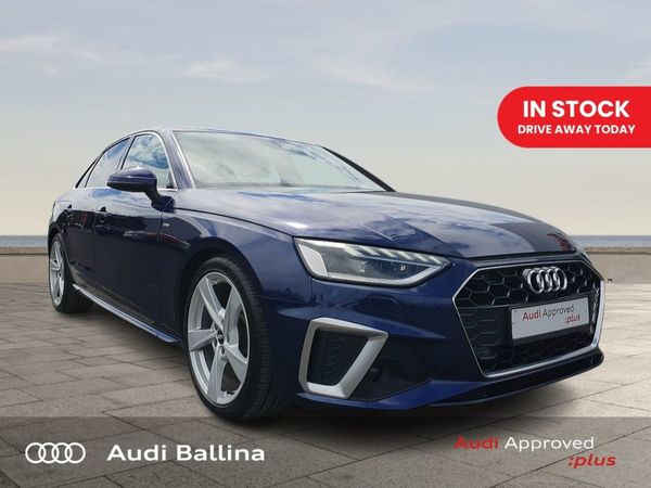 Audi A4 Saloon, Diesel, 2020, Blue