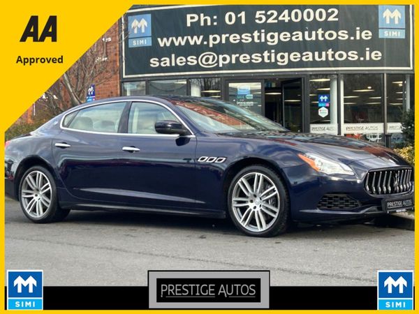 Maserati Quattroporte Saloon, Diesel, 2017, Blue