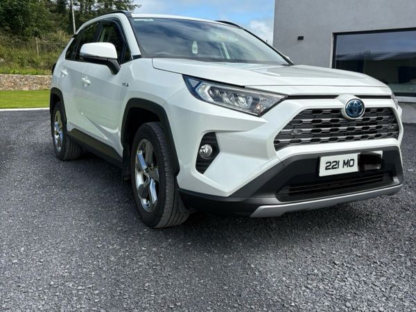 Toyota RAV4 SUV, Petrol Hybrid, 2022, White