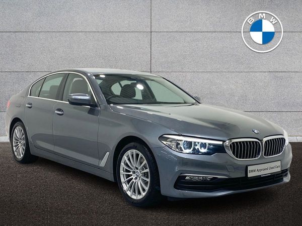 BMW 5-Series Saloon, Diesel, 2018, Blue