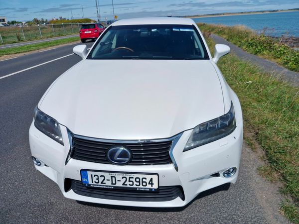 Lexus GS Saloon, Petrol Hybrid, 2013, White