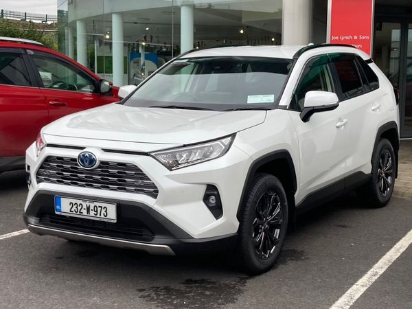 Toyota RAV4 SUV, Petrol Hybrid, 2023, White