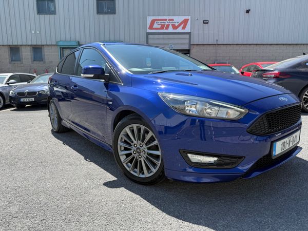Ford Focus Hatchback, Petrol, 2018, Blue