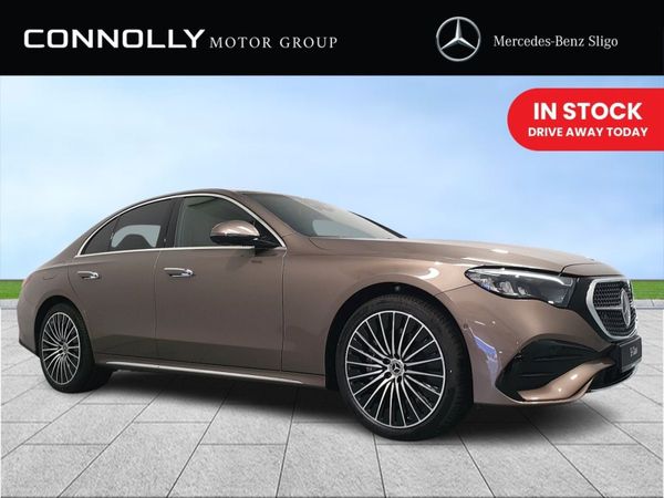 Mercedes-Benz E-Class Saloon, Diesel Plug-in Hybrid, 2025, Brown
