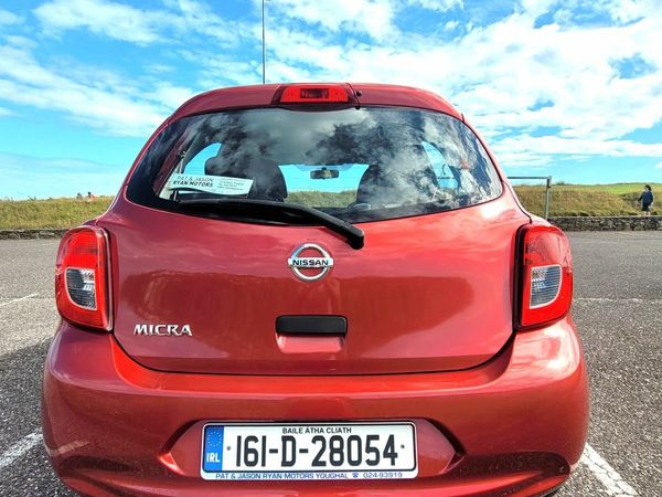 Nissan Micra Hatchback, Petrol, 2016, Red