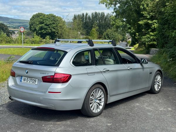 BMW 5-Series Estate, Diesel, 2014, Silver